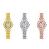 BS Bee Sister  FA1501 Ladies Diamond Watch Chain Watch(Gold)