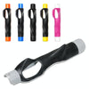 Golf Hand Grip Corrector Universal Grip Pole Cover Grip Training Exerciser For Beginners(Black)