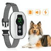 Anti-Bark Dog Collar, Waterproof, 5 Sensitivity Levels, White, for Small to Large Dogs