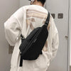 HAOSHUAI 1100-25 Men Chest Bag Casual Shoulder Bag(Gray)
