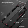 For ASUS ROG Phone 8 Lens Protector + Metal Frame Phone Case(Black Purple)
