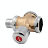 Stool Flush Valve Urinal Delay Valve Hand Press Flush Valve, Style:1 Inch Copper Medium