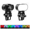 JMARY FM-16RGB Mini Portable Rechargeable RGB Video Conference Photography LED Fill Light