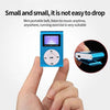 Mini Lavalier Metal MP3 Music Player with Screen, Style: with Earphone+Cable(Purple)