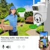 2MP Dual Lens WiFi Security Camera Outdoor PTZ CCTV - UK Plug