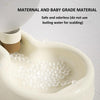 Portable Pet Water Bottle 500ml Foldable Travel Cup White
