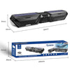 DV-880 Dual Solar Wireless Bluetooth Speaker Outdoor Long Radio(Blue)