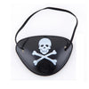 Halloween Props Plastic Pirate Eye Patches, Random Pattern Delivery(Black)