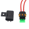 Car Slice Fuse Holder Waterproof Fuse Box Tape Line Fuse Box(Insurance Box With No.12 Cable)
