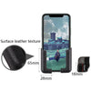 1pair Car Driving Control Unit Paste Mobile Phone Holder Adjustable Width Vehicle Navigation Stand(Black)