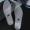 1pair Outdoor Sports Air Cushion Insoles Shock Absorbing TPU Inflatable Insoles, Size: 40(White)