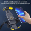 Motorcycle Bicycle Phone Riding Holder Bracket (Yellow)