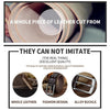 COWATHER XF018 Men Casual Business Pin Buckle Cowhide Belt,Length: 100cm(Brown)