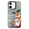 For iPhone 11 Christmas Series PC Full Coverage Pattern Phone Case(CK056 Black)