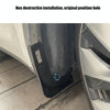 For Tesla Model Y Car Punch-Free Front And Rear Wheel Soft Rubber Mudguards, Style: Carbon Fiber