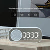 Z7 Digital Bluetooth 5.0 Speaker Multi-function Mirror Alarm Clock FM Radio(Black)