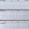 10pairs Of 100pcs/Box Frosted False Nails Artificial Tip, Shape: Short Square Circle M