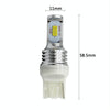 2 PCS T20/7440 72W 1000LM 6000-6500K Bright White Light Car Turn Backup LED Bulbs Reversing Lights, DC 12-24V (Yellow Light)
