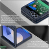 For Samsung Galaxy Z Flip6 Hinge MagSafe PC Full Coverage Phone Case(Deep Blue)