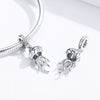 S925 Sterling Silver Jellyfish Pendant DIY Bracelet Necklace Accessories