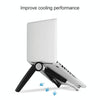 Tablet PC Laptop Desktop Bracket Cooling Triangle Bracket(Black)