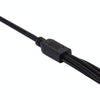 5.5x2.1mm DC Power Splitter Cable 1F to 5M - 42cm Black