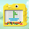 Kids Magnetic Drawing Board Big Chess Children Creative Toys, Spec: 52 Beads Dinosaur Yellow