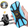 Removable Bicycle Cell Phone Holder For 4.5-7 Inch Phones, Specification: Four Claws Black