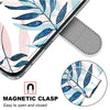 For Alcatel 1L (2021) Coloured Drawing Cross Texture Horizontal Flip PU Leather Case with Holder & Card Slots & Wallet & Lanyard(Pink Green Leaf)