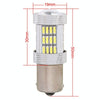 2PCS 1156 10W 540LM White Light 54 LED 4014 SMD Car Brake Light Steering Light Bulb, DC 12V