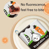 Baby Cloth Book Tear-proof Rustle Sound Quiet Books For Kids, Style: Number