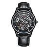 OCHSTIN 6020C Masterpiece Hollow Mechanical Men Watch(Black-Black)