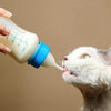Portable Pet Milk Feeding Bottle, Large Blue, 150ml - Kitten, Puppy