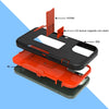For iPhone 12 mini Magnetic Holder Phone Case (Black + Orange)