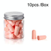 10pcs /Box Memory Foam Earplugs Student Dormitory Sleeping Noise Reduction Soundproof Earplugs(Pink)