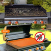 For Blackstone Grill 22 Inch Silicone Cover BBQ Protective Cleaning Pad(Black)