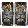 For Alcatel 1L (2021) Coloured Drawing Cross Texture Horizontal Flip PU Leather Case with Holder & Card Slots & Wallet & Lanyard(Fission Lion)