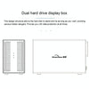 Blueendless Type-C / USB-C Interface 3.5 inch 2 Bay RAID Combination Array HDD External Enclosure (EU Plug)