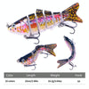 HENGJIA JM061 Multi-segment Fish Bionic Lure Submerged Lures, Size: 10cm 18g(10)