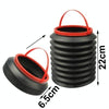 4L Car Magic Folding Container, Fold Size: 18 x 18 x 6.5cm(Black)