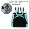 Breathable Cat Backpack Carrier, Blue - Foldable & Portable (Model 2)