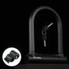 WEST BIKING Extra Large U-Shaped Bicycle Key Anti-Theft Lock(Black)