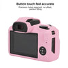 For Canon EOS R100 Litchi Texture Soft Silicone Protective Case(Pink)