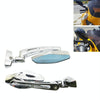 1Pair SF-062 Motorcycle Modified Rearview Mirror Reflective Mirror(Plating Silver)