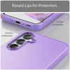 For Samsung Galaxy A35 5G Frosted Translucent TPU Hybrid PC Full Coverage Phone Case(Dark Purple)