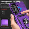 For Samsung Galaxy A16 5G Sliding Camshield Holder Phone Case(Purple)