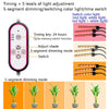 LED Growth Lamp Full-Spectrum Floor Tripod Plant Lamp Indoor Breeding Folding Filling Light, Specification: Three Head UK Plug