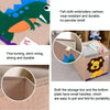 Youngshoots Cotton Linen Cartoon Toy Storage Basket Clothing Storage Box,Style Washable(Chick)