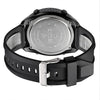 SKMEI 1872 Stainless Steel Buckle PU Strap Waterproof Electronic Watch, Dial:Black(Carbon Brazing)