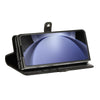 For Samsung Galaxy Z Fold3 5G Embossed Multi-functional Wallet Retro Leather Phone Case(Black)